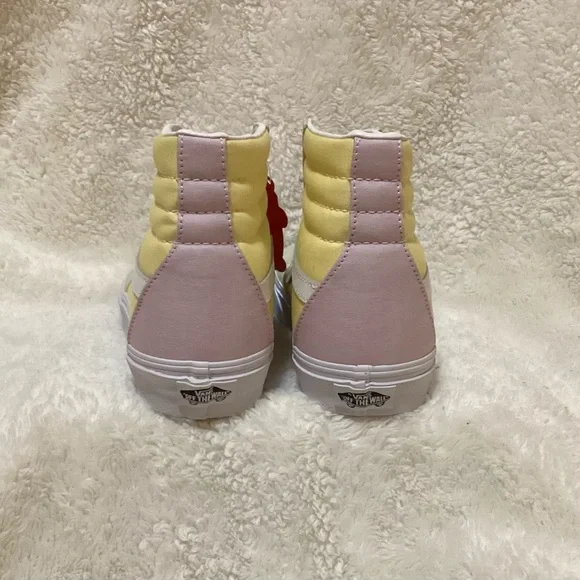 Men’s NIB pastel color blocked VANS SK8 Hi-t sneakers/ size 8 - Picture 4 of 5